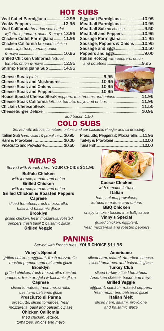 vinny and son menu 3